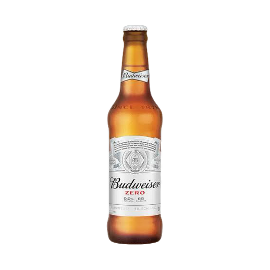 BUDWEISER ZERO LONG NECK 330ML - UN