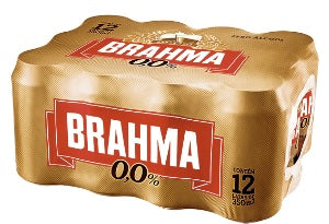 CAIXA BRAHMA ZERO LATA 350ML - 12UN