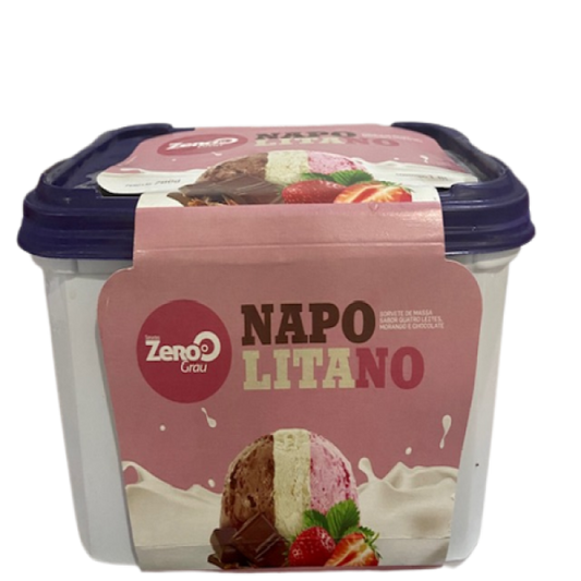 SORVETE ZERO GRAU NAPOLITANO 1,8L - UN