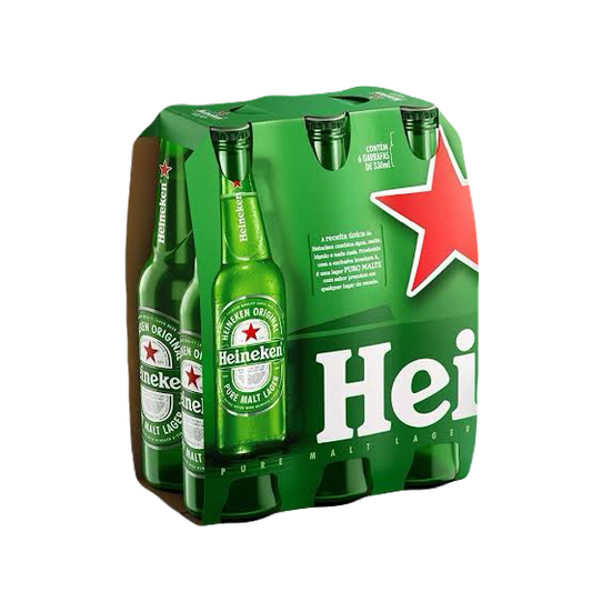 CAIXA HEINEKEN LONG NECK 330ML - 6UN