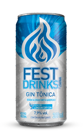 FEST DRINK GIN TÔNICA LATA 269ML - UN