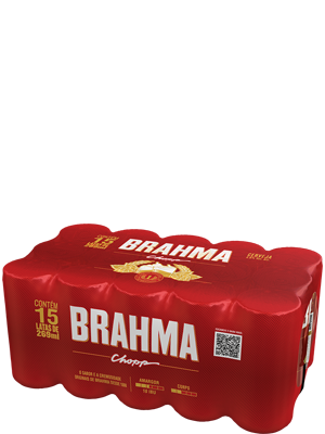 CAIXA BRAHMA LATA 269ML - 15UN