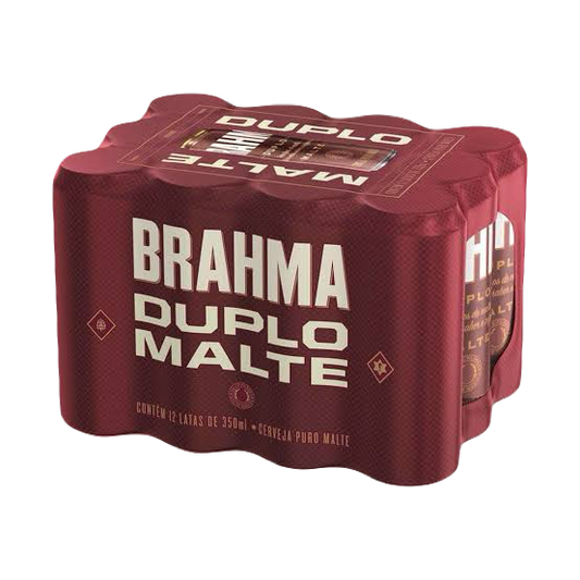 CAIXA BRAHMA DUPLO MALTE 350ML - 12UN