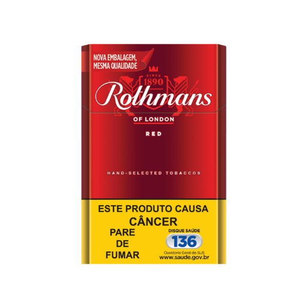 CARTEIRA DE CIGARRO ROTHMANS VERMELHO