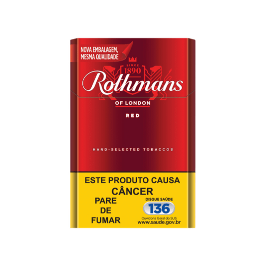 CARTEIRA DE CIGARRO ROTHMANS VERMELHO