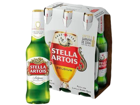 CAIXA STELLA ARTOIS LONG NECK 330ML - 6UN