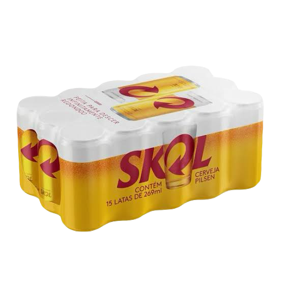 CAIXA SKOL LATA 269ML - 15UN